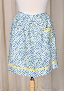Blue & Yellow Half Apron Cats Like Us