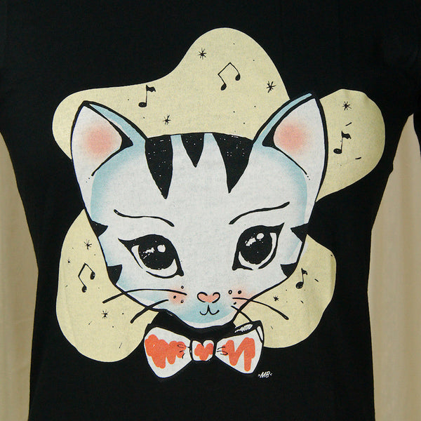 Bowtie Kitty T Shirt Cats Like Us