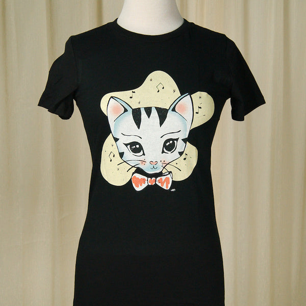 Bowtie Kitty T Shirt Cats Like Us