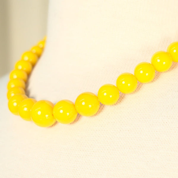 Bright Yellow Bead Set Cats Like Us