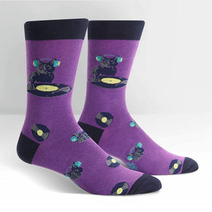 Cat Scratch DJ Crew Socks Cats Like Us