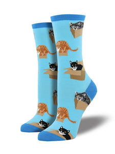 Cat in a Box Socks Cats Like Us