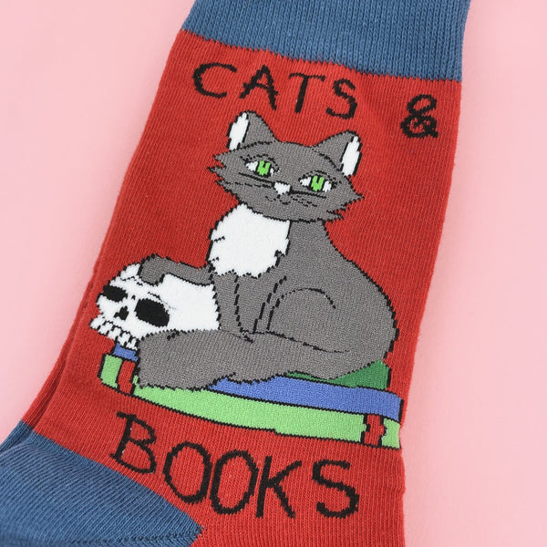 Cats & Books Socks Cats Like Us
