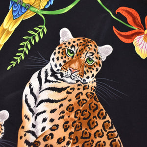 Chase Jaguar Jungle Vintage Silk Scarf Cats Like Us