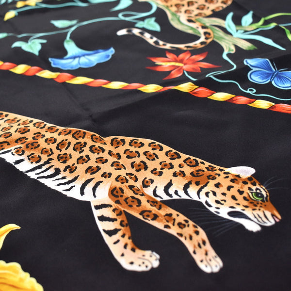 Chase Jaguar Jungle Vintage Silk Scarf Cats Like Us
