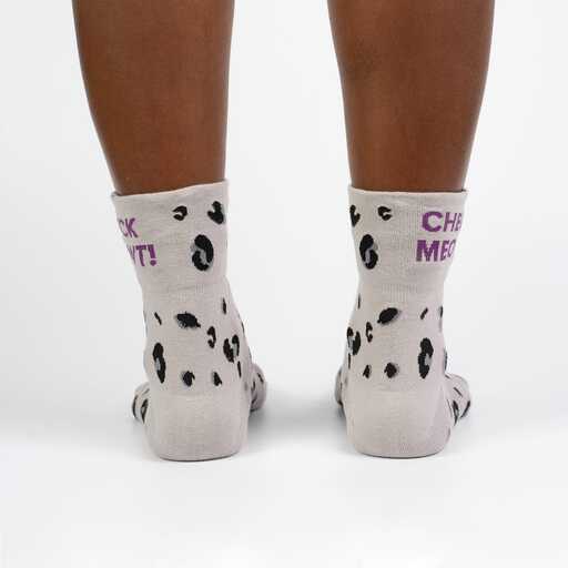Check Meowt Cuff Socks Cats Like Us
