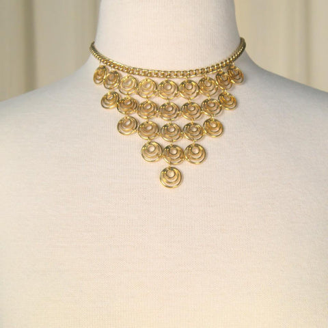 Circle Link Bib Necklace Cats Like Us