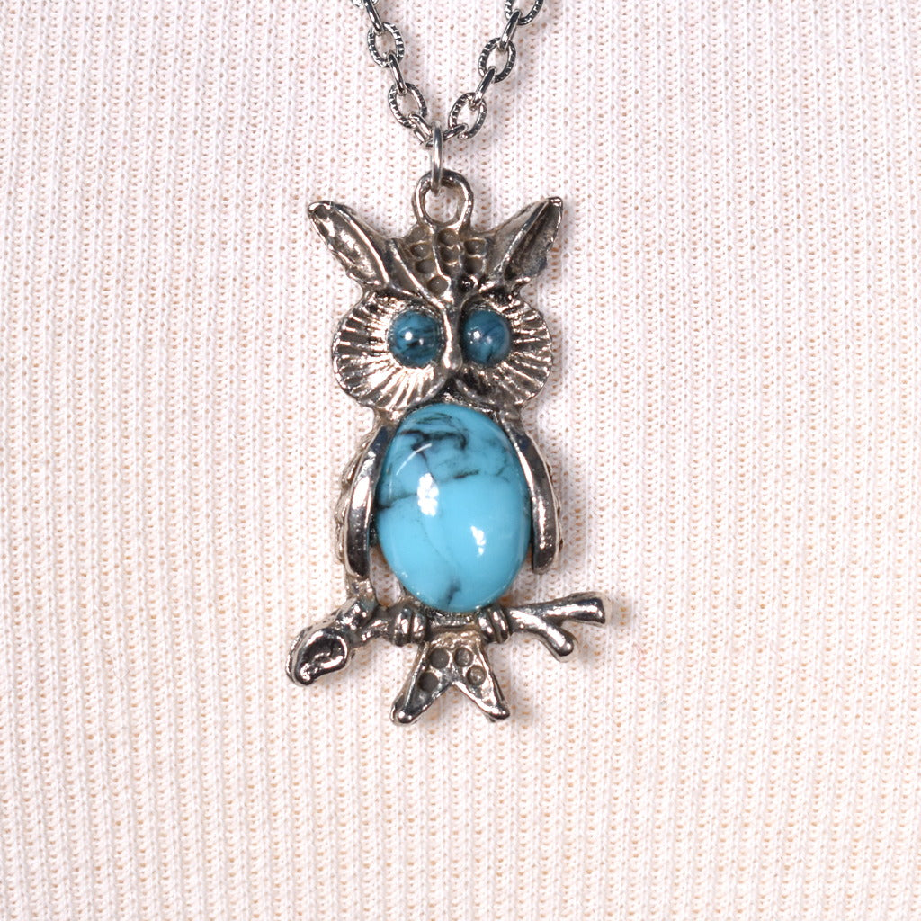Classic Owl Pendant Necklace Cats Like Us
