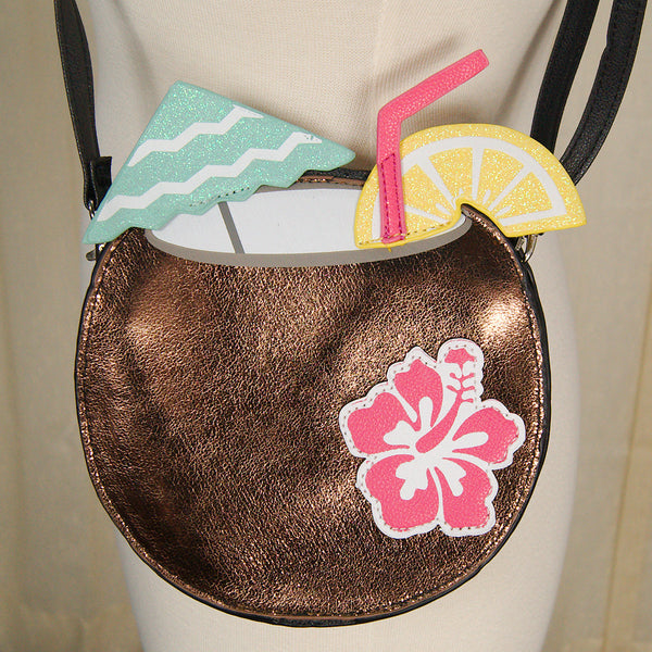 Coconut Tiki Drink Handbag Cats Like Us