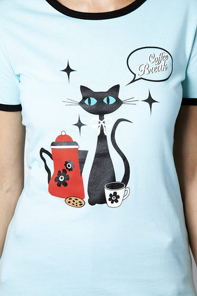 Coffee Break Cat T Shirt Cats Like Us