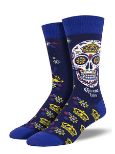 Corona Muertos Skull Socks Cats Like Us