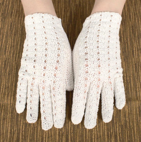 Crocheted Short Vintage Gloves Cats Like Us