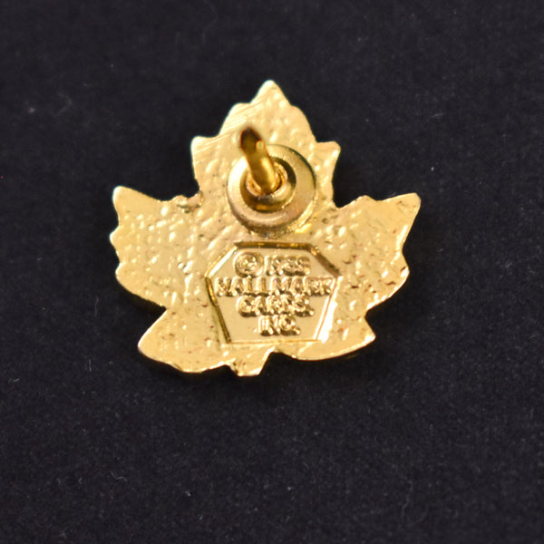 Hallmark Tiny Maple Leaf Tack Lapel Pin