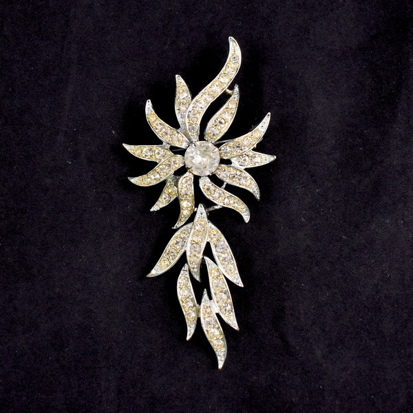 Coventry Evening Accent Rhinestone Brooch Pendant