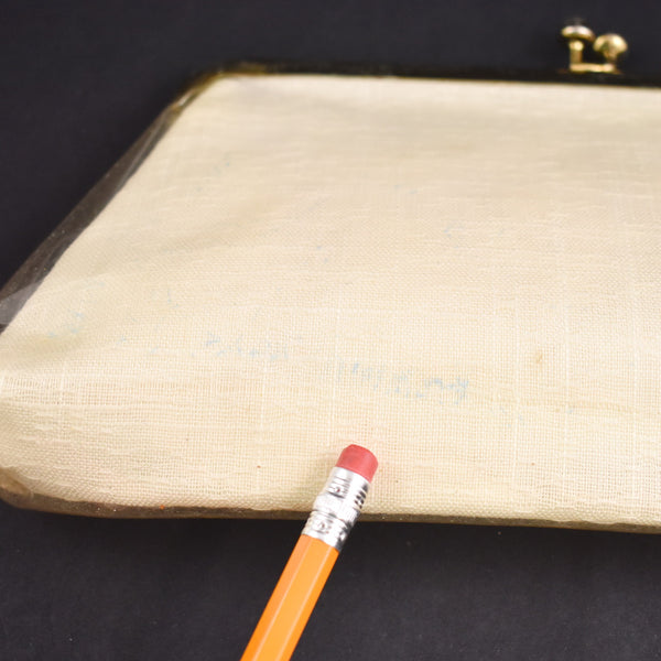 1960s Vinyl Sequin Clutch Bag
