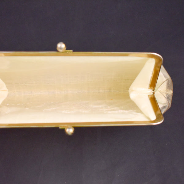 1960s Vinyl Sequin Clutch Bag