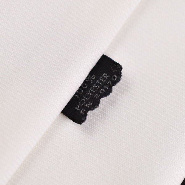 1970s Wide White Tie