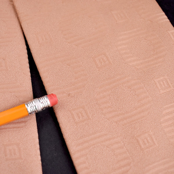 1970s Wide Tan Circle Textured Tie