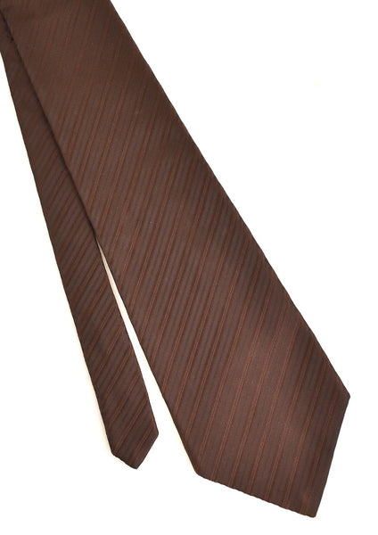 1970s Wide Brown Striped Tie