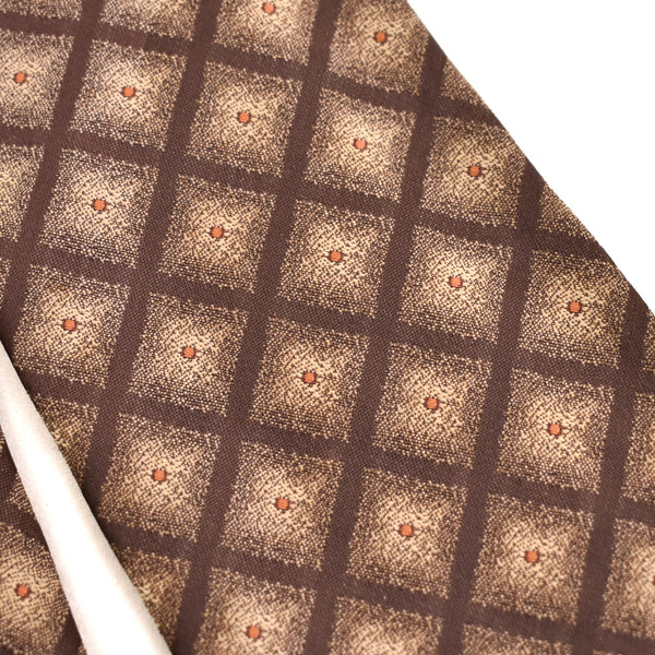 1960s Brown Squares Tie