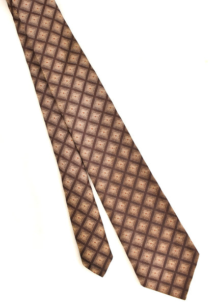 1960s Brown Squares Tie
