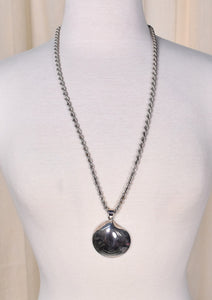 Sterling Silver Shell Pendant Necklace & Chain