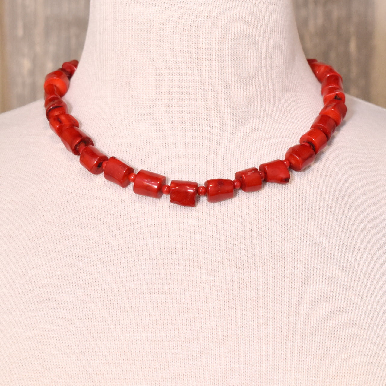 Red Jade Stone Strength Necklace