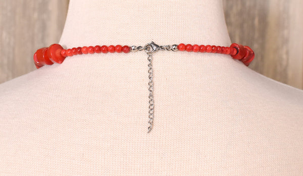 Red Jade Stone Strength Necklace