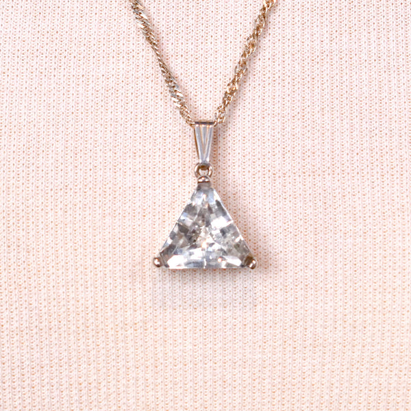 925 Triangle Cut Necklace