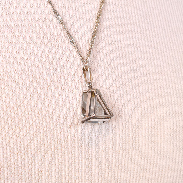 925 Triangle Cut Necklace