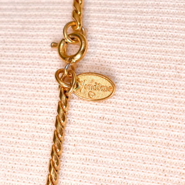 Vendome Extra Long Gold Chain Necklace