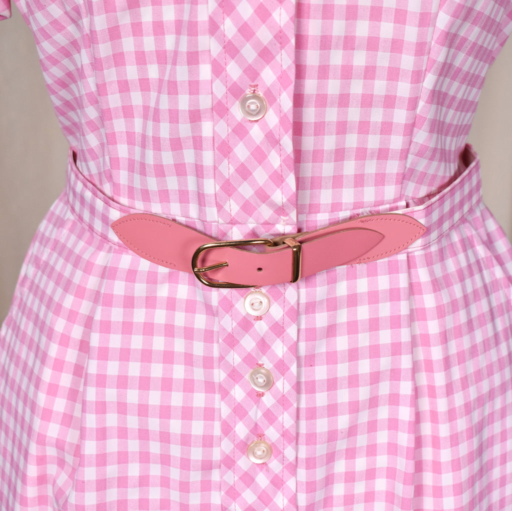 pink gingham shirt dress Active State Rose Gingham Pink Dress