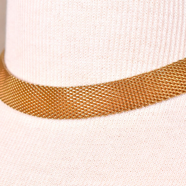 Gold Mesh Necklace