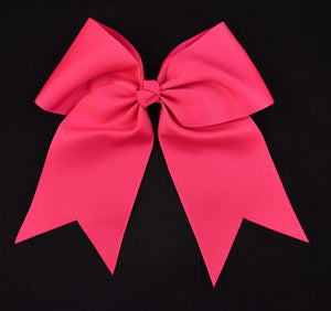 Bright Pink Grosgrain Hair Bow
