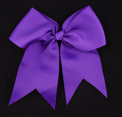 Purple Grosgrain Hair Bow
