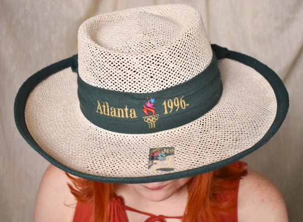 NWT 1996 Atlanta Olympics Straw Hat
