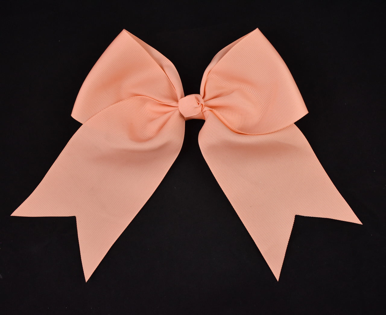 Peach Grosgrain Hair Bow