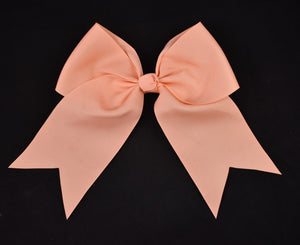 Peach Grosgrain Hair Bow