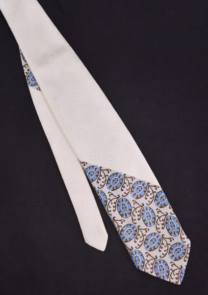 1960s Two Tone Colorblock Tie