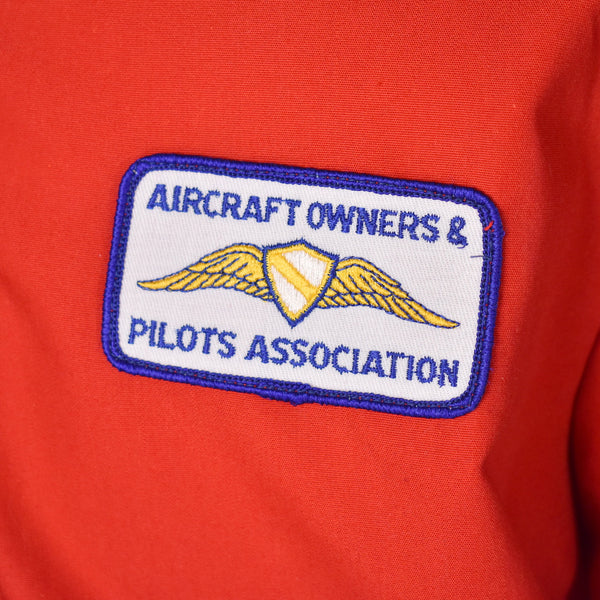 1970s Red Aircraft Flight Jacket