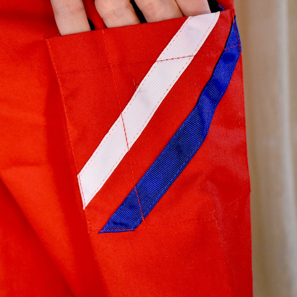 1970s Red Aircraft Flight Jacket