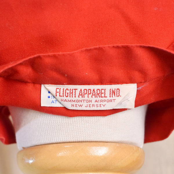 1970s Red Aircraft Flight Jacket