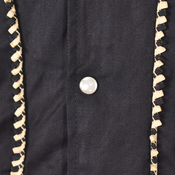 1970s H Bar C Black Bolero Western Jacket
