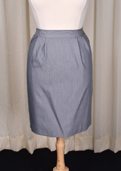 NWT 1980s Gray Skirt Power Suit