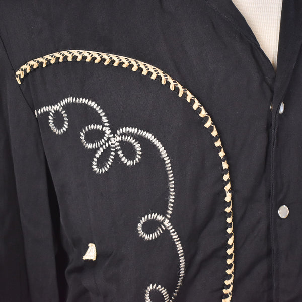 1970s H Bar C Black Bolero Western Jacket