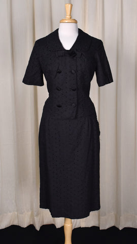 Vintage 1970s High Neck Wool Dress Medium Mod Gogo Little Black Dress