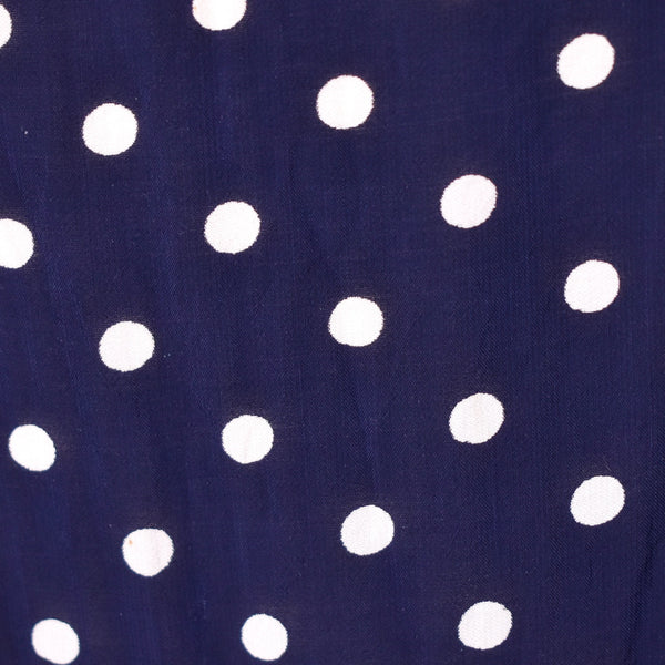 NWT 1950s Navy Polka Dot Dress