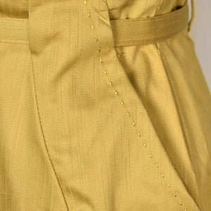 1960s Golden Stitches Pencil Skirt