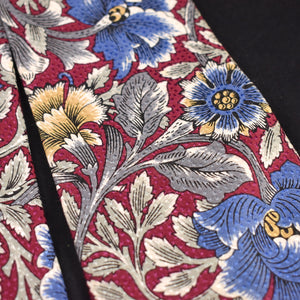 1990s William Morris Style Floral Tie