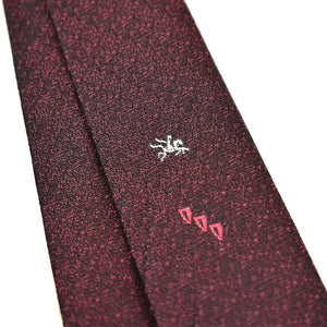 NOS 1960s Raspberry Horseback Rider Tie